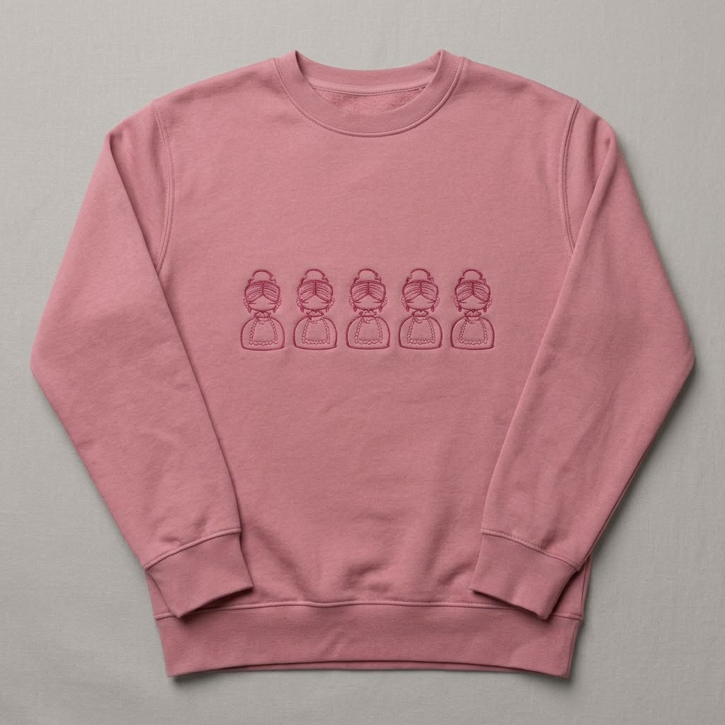 Sudadera falleretes rosa